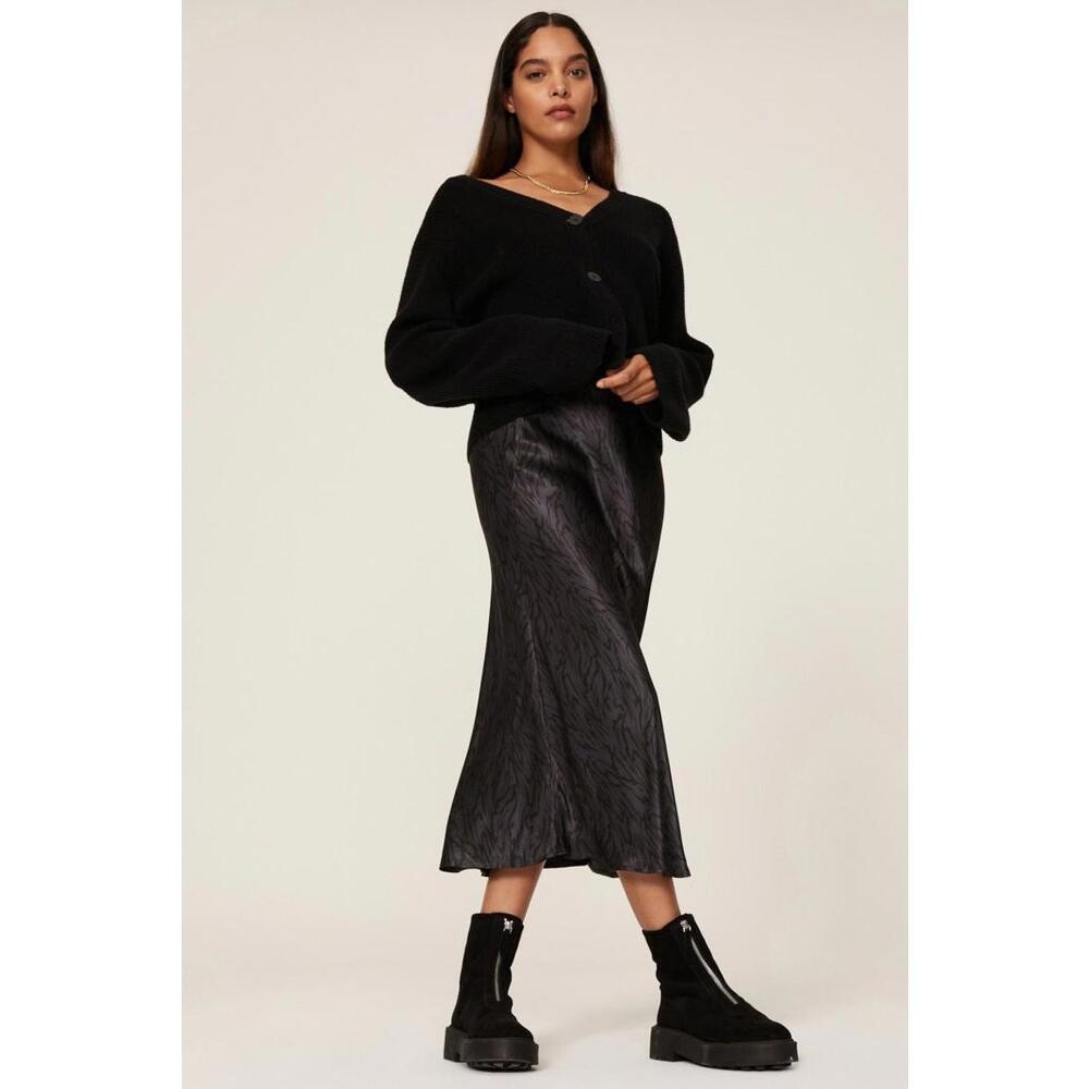 Rails Berlin Slip Skirt Black Size L Fabric Pull and Snags